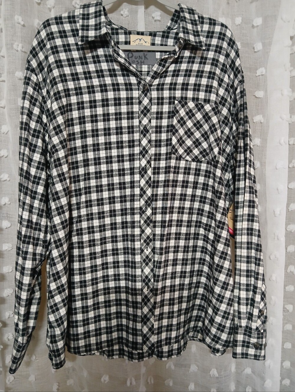 UNISEX SZ 3X MICHAEL MYERS HALLOWEEN UPCYCLED FLANNEL - Picture 4 of 6